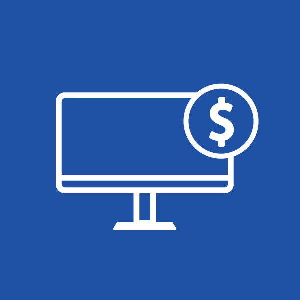 1. Proceed with payment using automatic transfer machines (ATMs) or online banking facilities