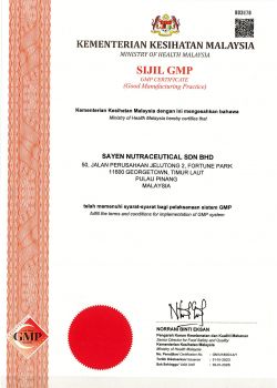 GMP 2023 - 2026 Certificate